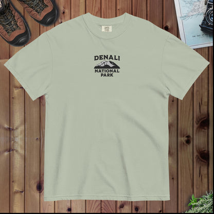 Denali National Park premium embroidered t-shirt detail or alternate product view