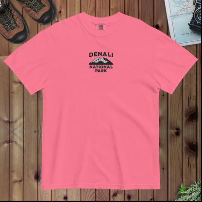 Denali National Park Premium Embroidered T-shirt - Parks ApparelT-Shirt