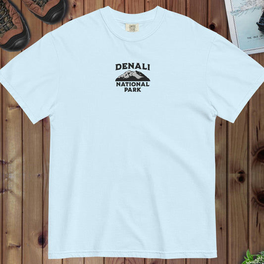 Denali National Park premium embroidered t-shirt primary product view