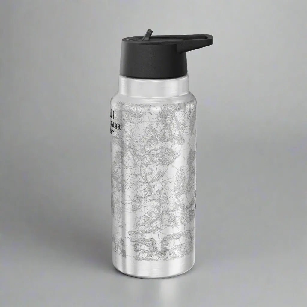 Denali National Park Topographic Bottle Tumbler 32oz - Parks Apparelwater bottle