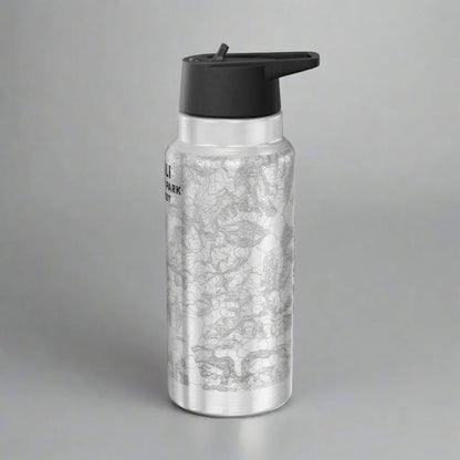 Denali National Park Topographic Bottle Tumbler 32oz - Parks Apparelwater bottle