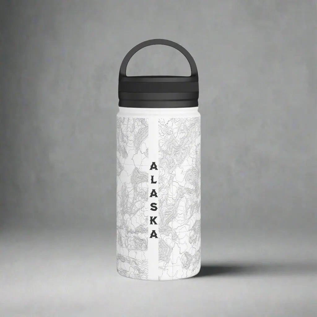 Denali National Park Topographic Steel Water Bottle Alaska 20,310 Ft. - Parks ApparelMug