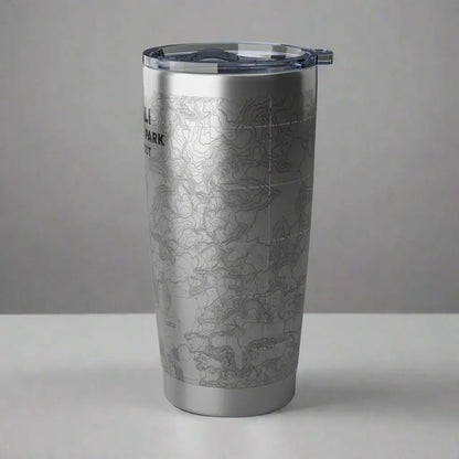 Denali National Park Topographic Tumbler 20oz Elevation 20,310 Ft. - Parks ApparelMug