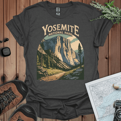 El Capitan Yosemite Valley graphic t-shirt alternate apparel color or angle