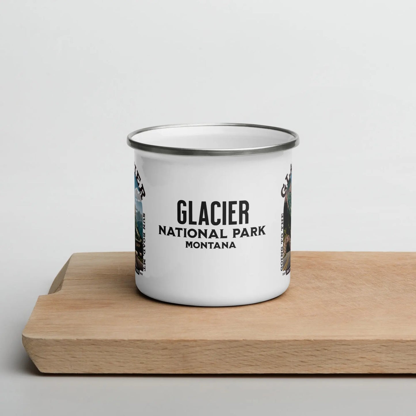 Glacier National Park Durable Enamel Camp Mug Going To The Sun Road Park Service Apparel