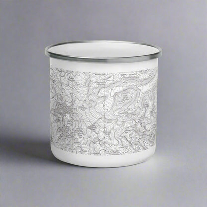 Mount Rainier Topographic Durable Camp Mug USGS Map Park Service Apparel