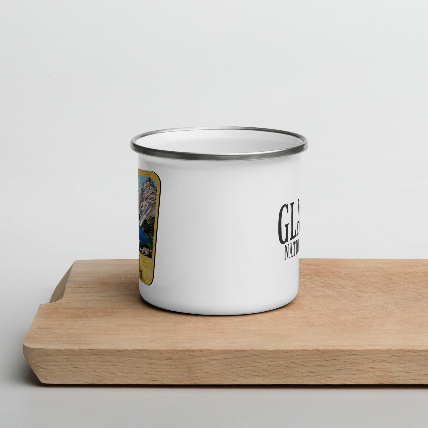 Glacier National Park Sign Camp Mug camp mug Park Service Apparel