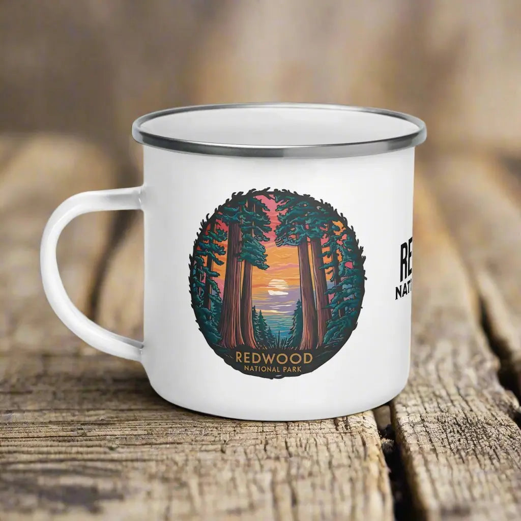 Redwood National Park Durable Enamel Camp Mug Park Service Apparel