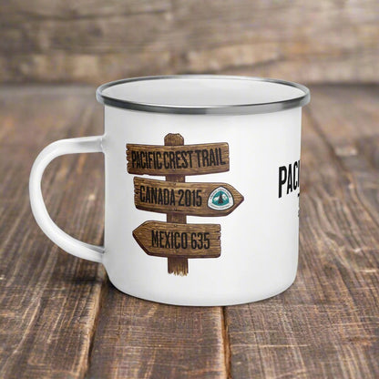 Pacific Crest Trail PCT Mug Sign Mileage camp mug Park Service Apparel