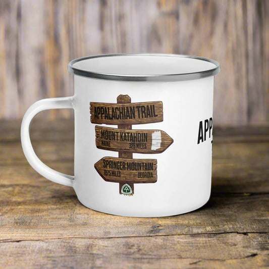 Appalachian Trail Camp Mug Mileage Sign camp mug Park Service Apparel