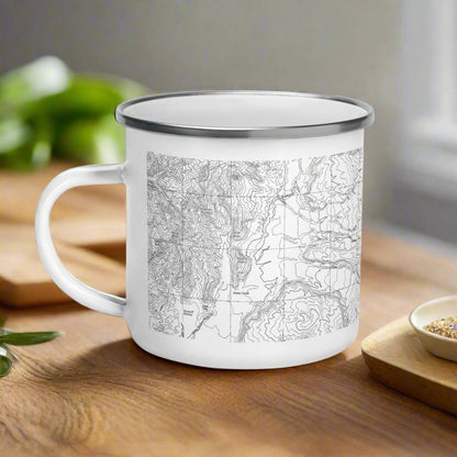 Crater Lake Topographic Durable Enamel Camp Mug camp mug Park Service Apparel