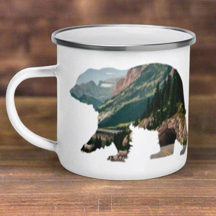 Glacier National Park Bear Camp Mug camp mug Park Service Apparel