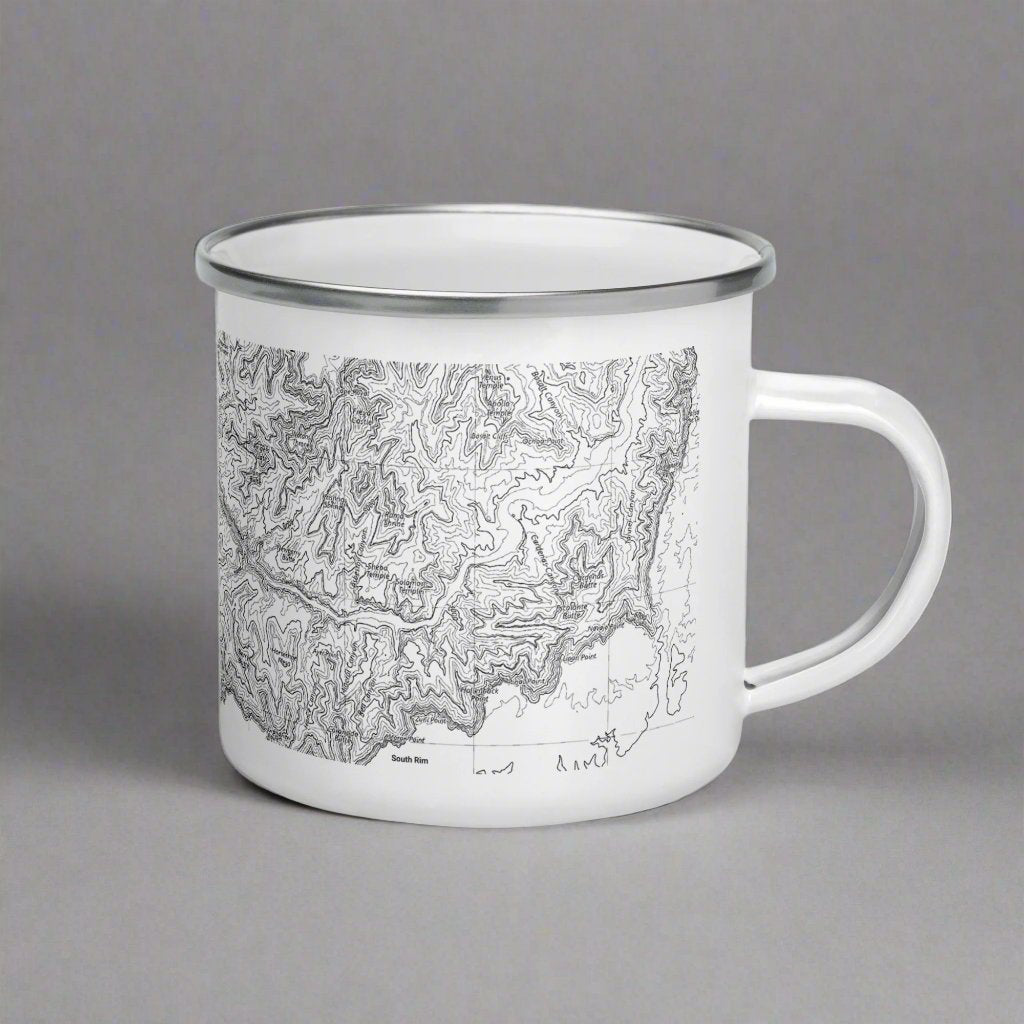 Grand Canyon National Park Topographic Camp Mug camp mug Park Service Apparel Default Title