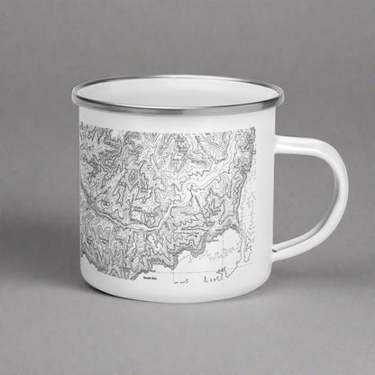 Grand Canyon National Park Topographic Camp Mug camp mug Park Service Apparel Default Title