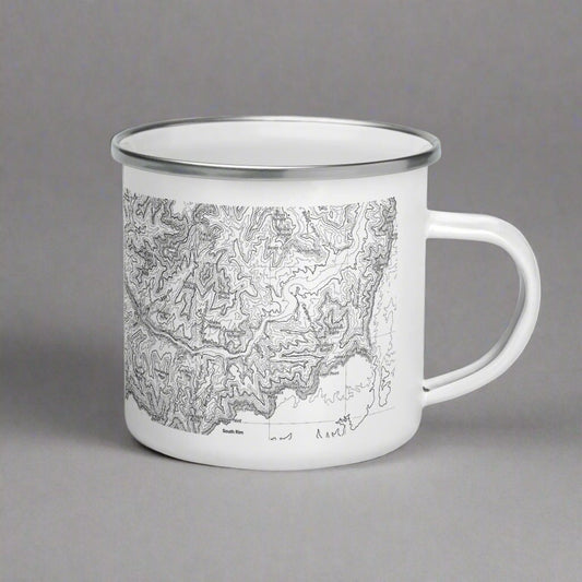 Grand Canyon National Park Topographic Camp Mug camp mug Park Service Apparel Default Title