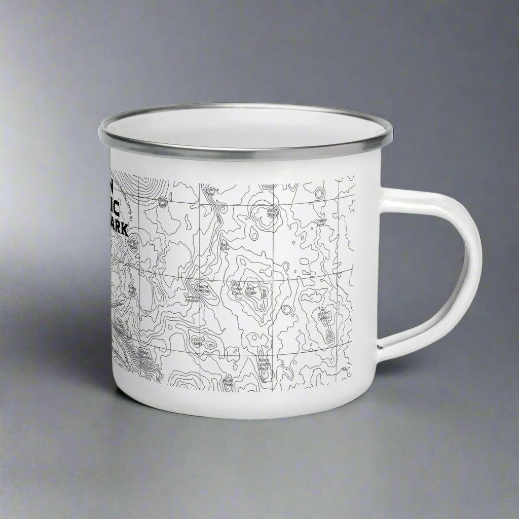 Lassen Volcanic Topographic Camp Mug Park Service Apparel Default Title