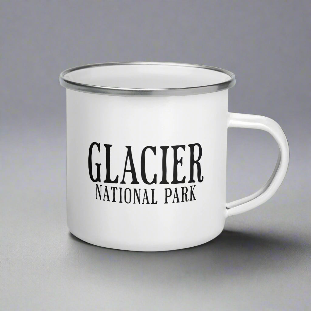 Glacier National Park Sign Camp Mug camp mug Park Service Apparel Default Title