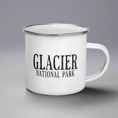 Glacier National Park Sign Camp Mug camp mug Park Service Apparel Default Title