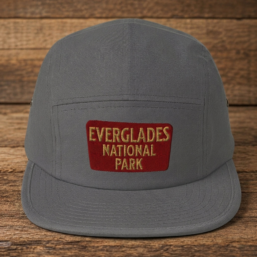 Everglades 5-Panel Hat in Grey