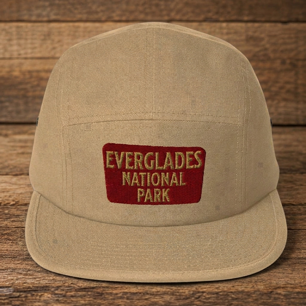 Everglades 5-Panel Hat in Khaki