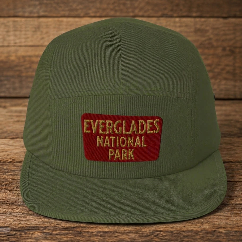 Everglades 5-Panel Hat in Olive