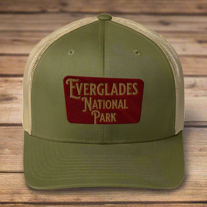 Everglades National Park embroidered trucker hat primary product view