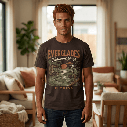 Everglades National Park graphic t-shirt alternate apparel color or product angle