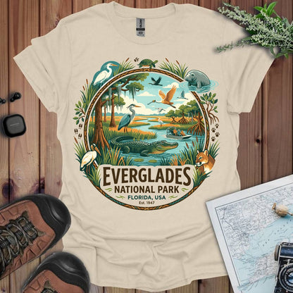 Everglades National Park animals graphic t-shirt primary product view