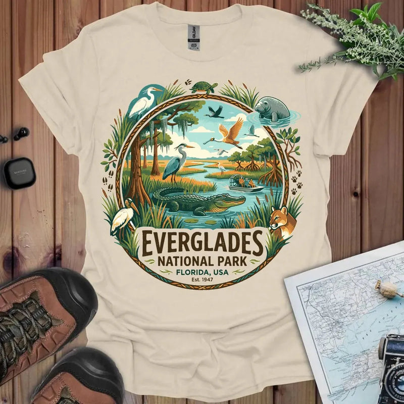 Everglades National Park animals graphic t-shirt primary product view