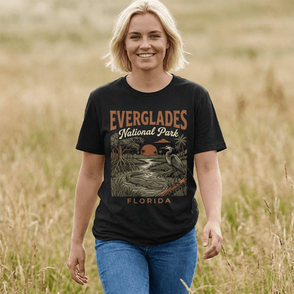 Everglades National Park graphic t-shirt alternate apparel color or product angle