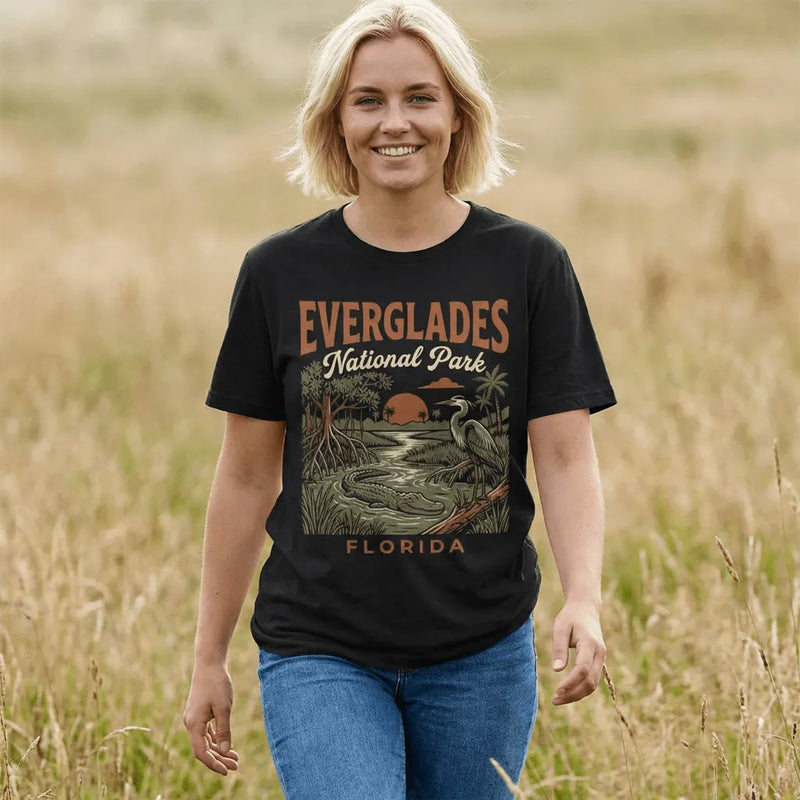 Everglades National Park graphic t-shirt alternate apparel color or product angle