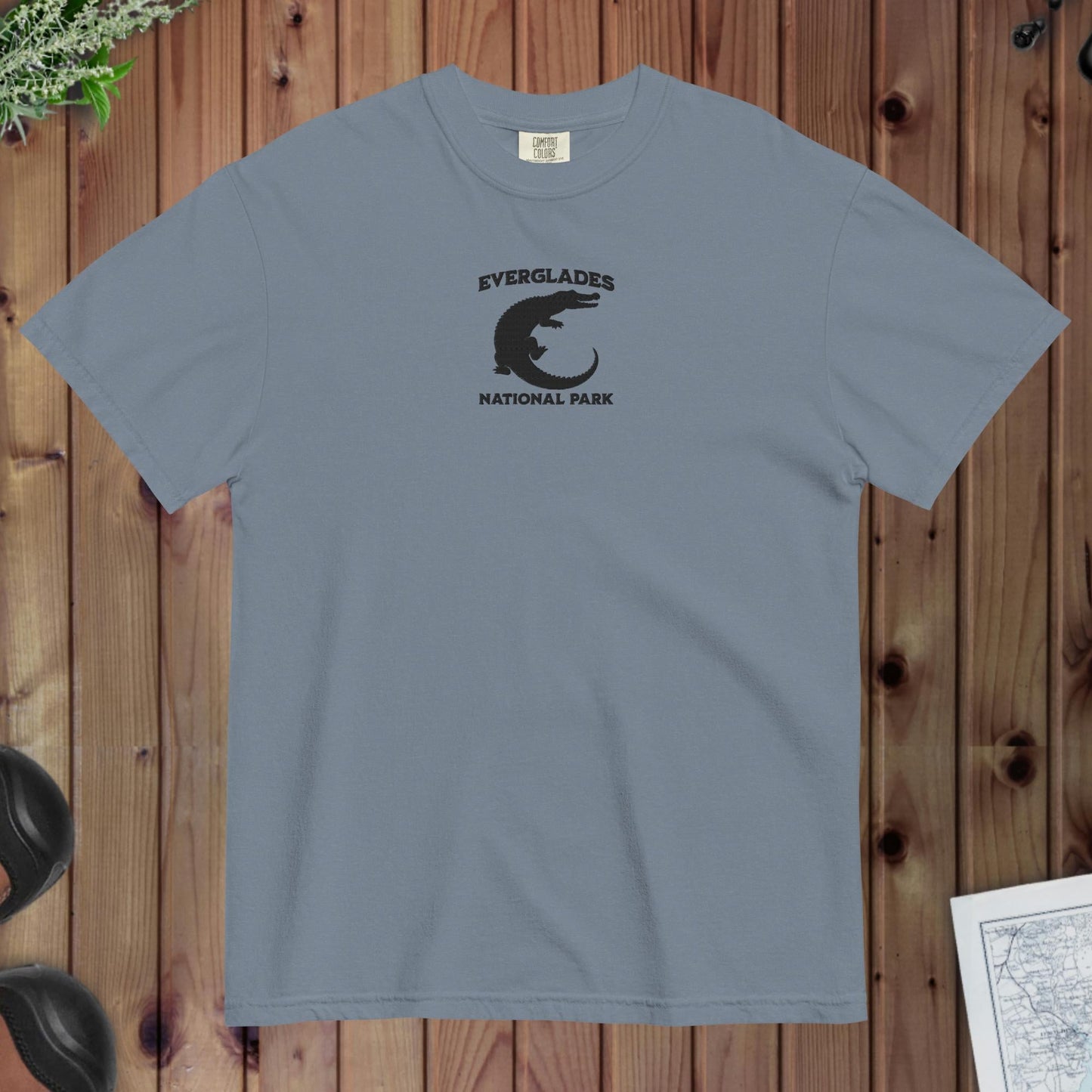 Everglades National Park premium embroidered t-shirt detail or alternate product view