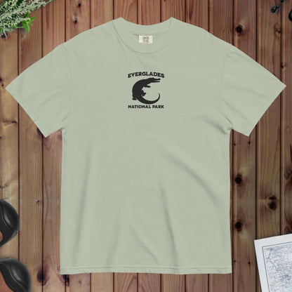 Everglades National Park premium embroidered t-shirt alternate apparel color or product angle