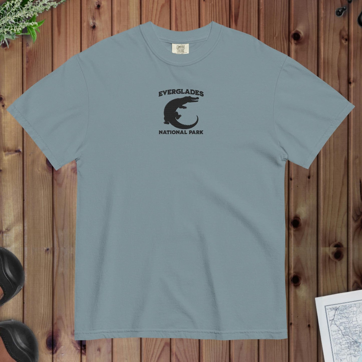 Everglades National Park premium embroidered t-shirt detail or alternate product view