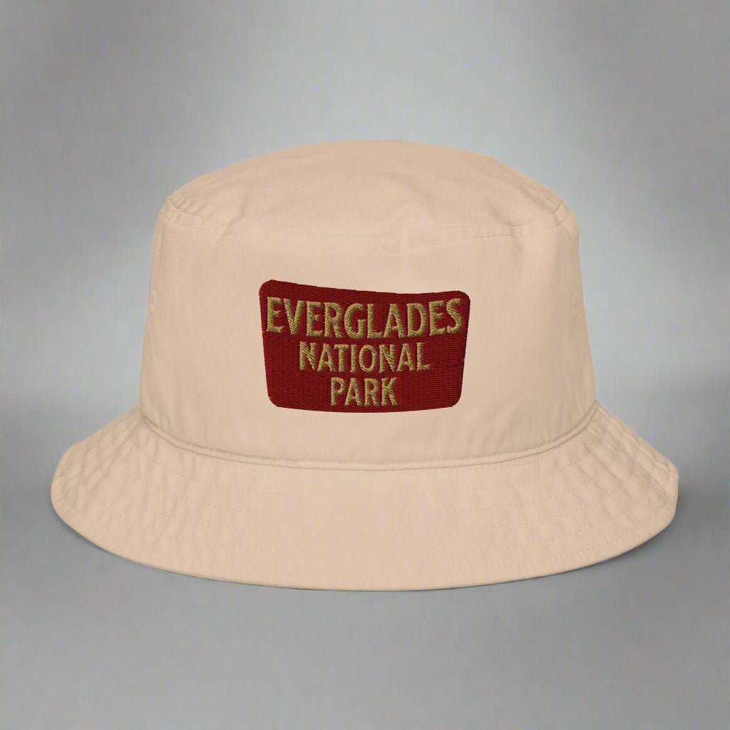 Everglades National Park sign organic bucket hat alternate product angle