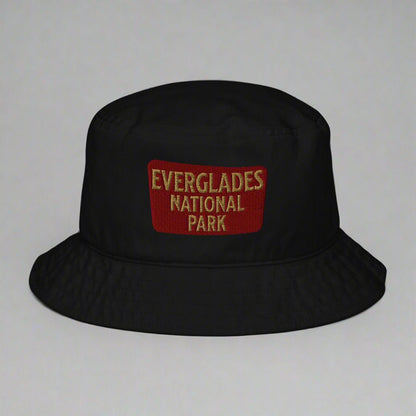 Everglades National Park sign organic bucket hat alternate product angle