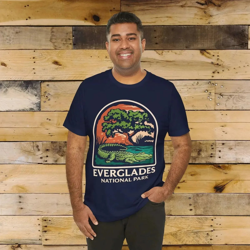 Everglades National Park alligator graphic t-shirt detail or alternate product view