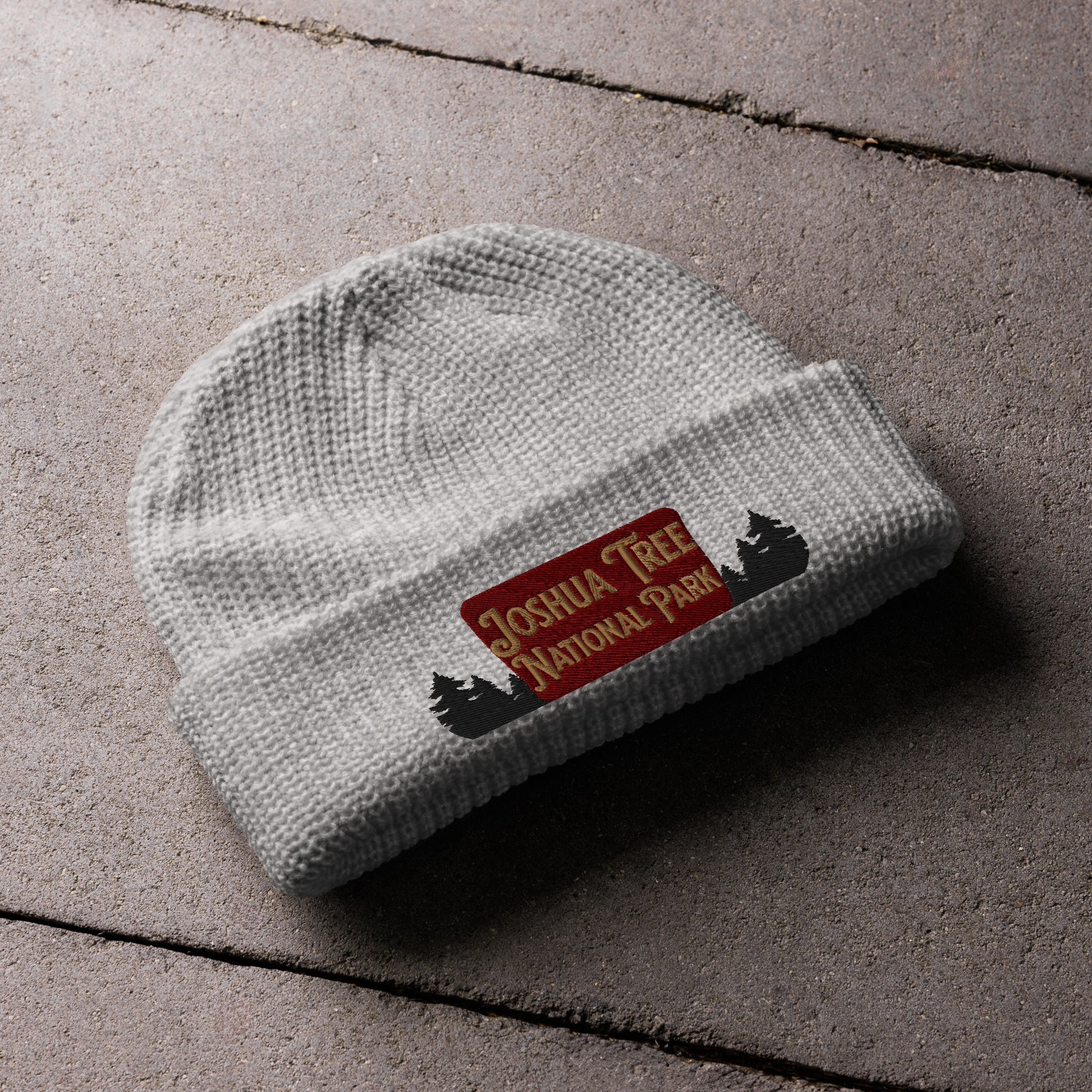 Joshua Tree National Park Sign Embroidered Beanie hat Park Service Apparel