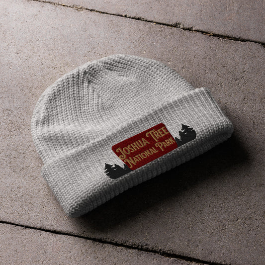 Joshua Tree National Park Sign Embroidered Beanie hat Park Service Apparel