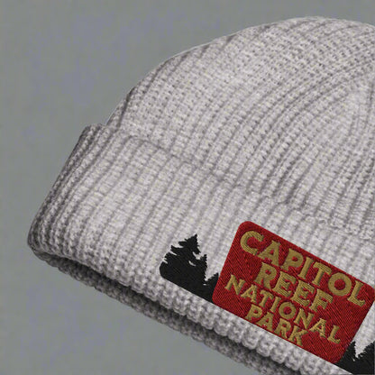 Capitol Reef National Park Wharf Style Beanie hat Park Service Apparel Athletic Heather