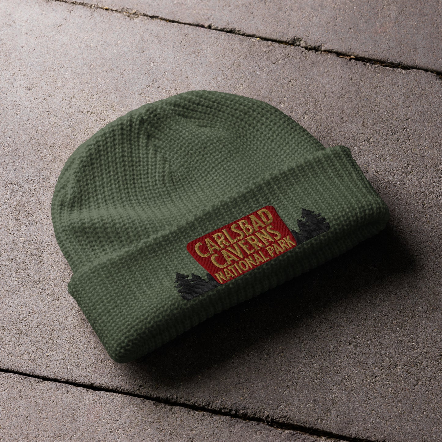 Carlsbad Caverns National Park Wharf Style Beanie hat Park Service Apparel Cypress
