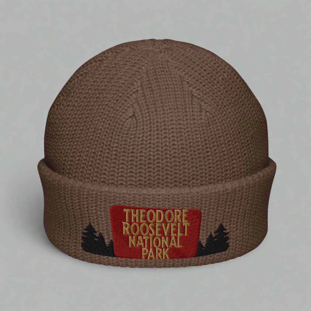 Theodore Roosevelt National Park Embroidered Wharf Beanie hat Park Service Apparel
