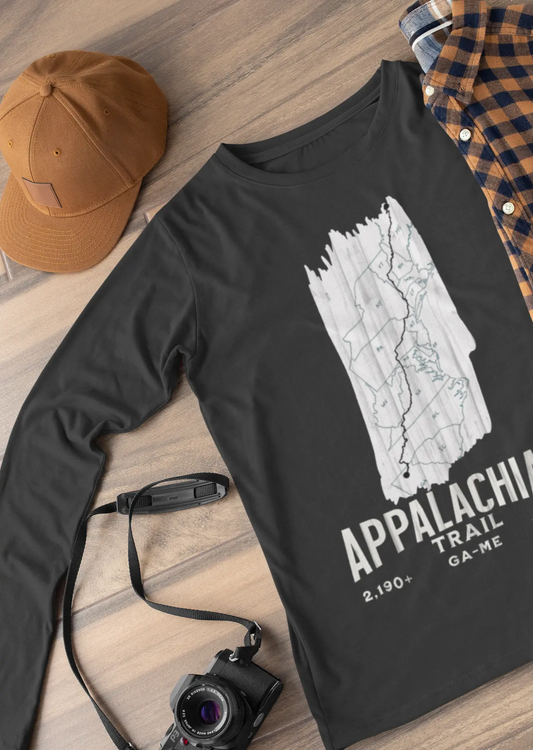 Appalachian National Scenic Trail Unisex Long Sleeve T-shirt AT White Blaze Long-sleeve Printify