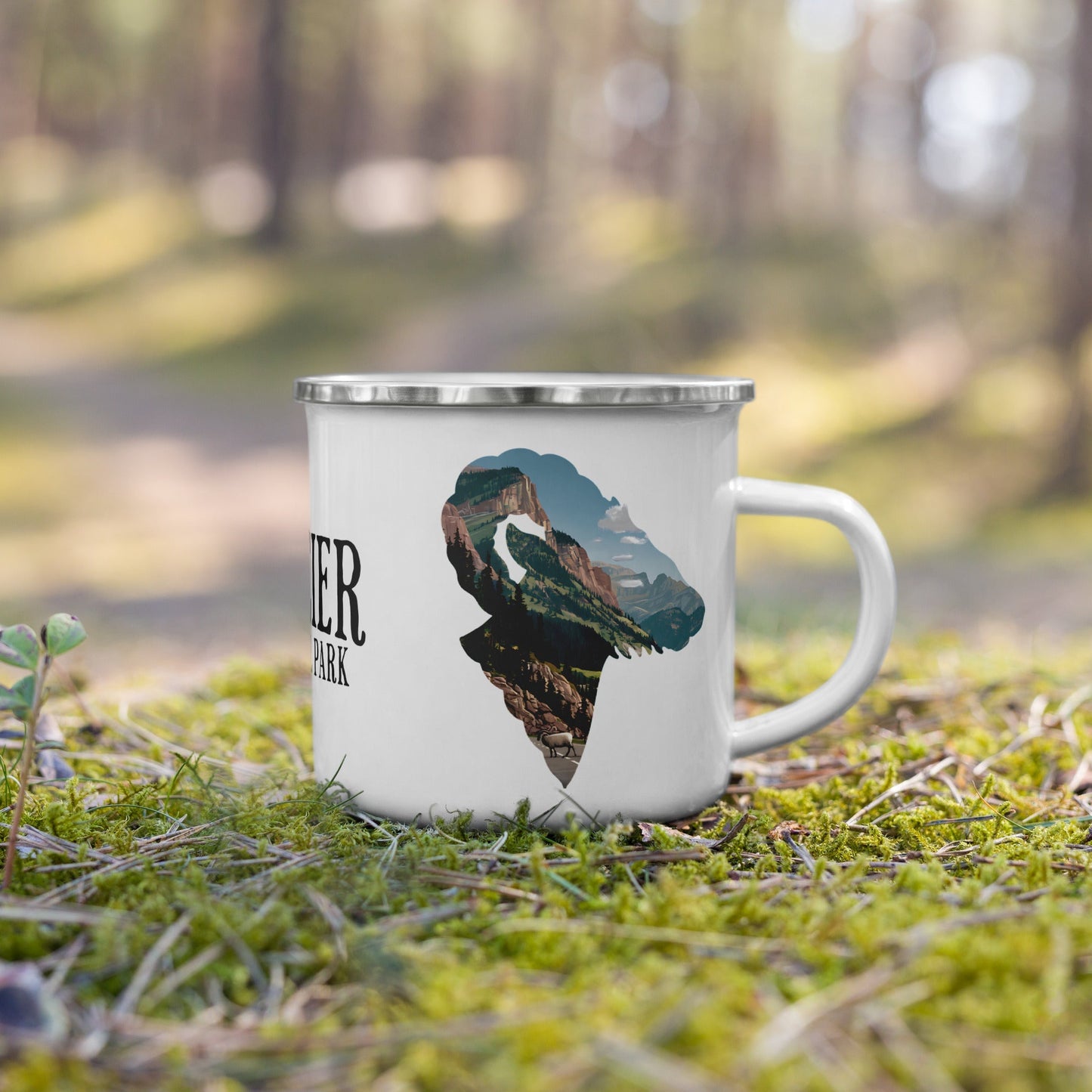 Glacier Big Horned Sheep Camp Mug - Parks Apparelcamp mug