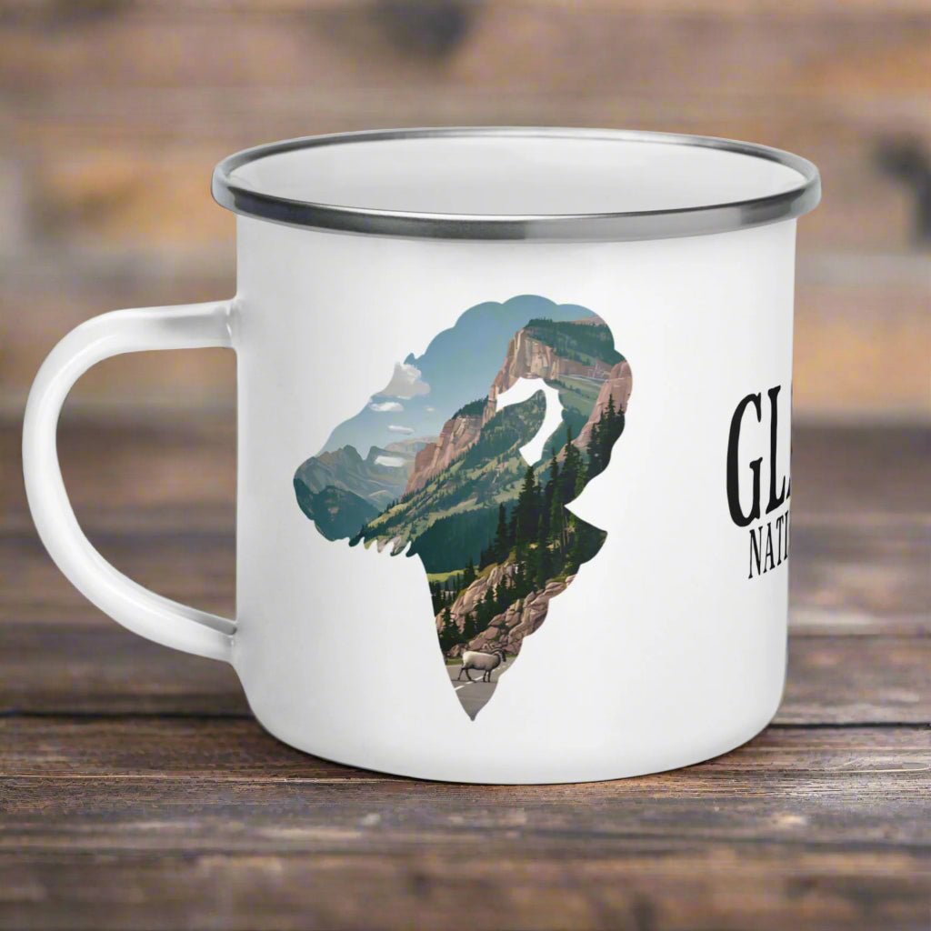 Glacier Big Horned Sheep Camp Mug - Parks Apparelcamp mug