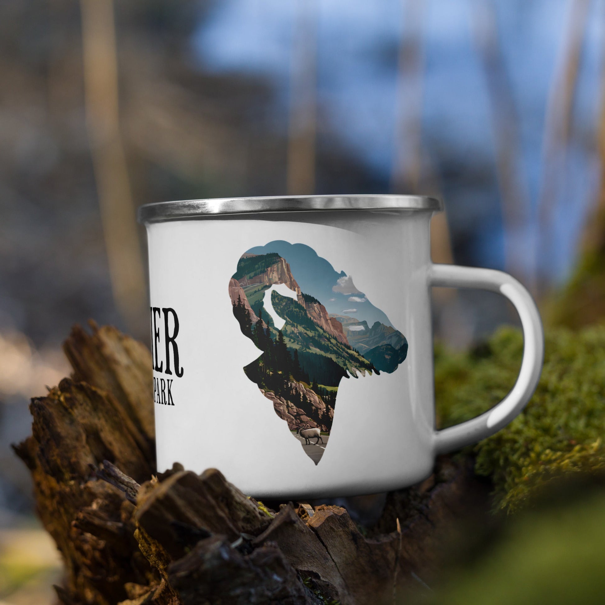 Glacier Big Horned Sheep Camp Mug - Parks Apparelcamp mug