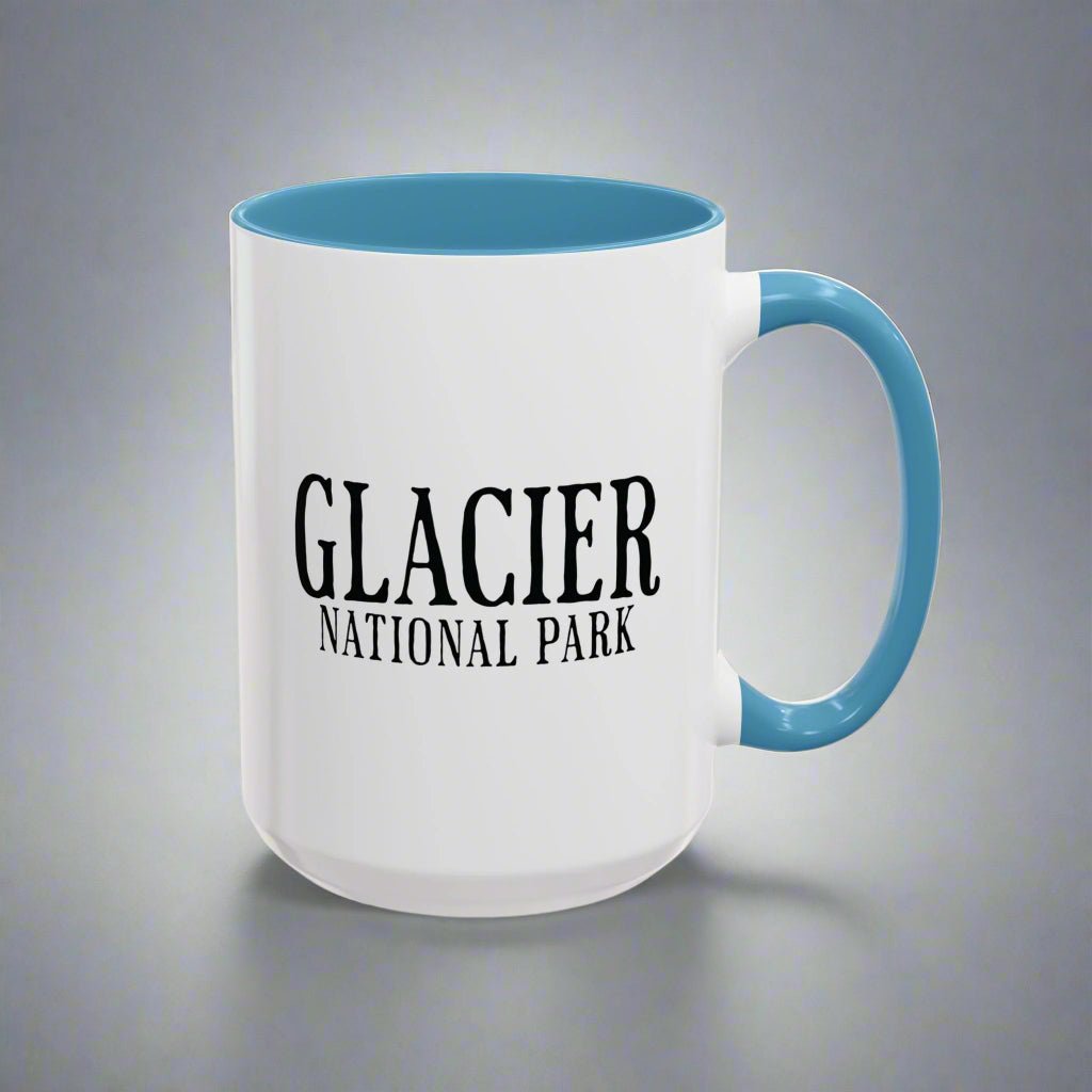 Glacier National Park bighorn sheep colored coffee mug alternate product angle