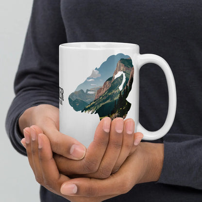 Glacier National Park bighorn sheep mug design detail or product variation
