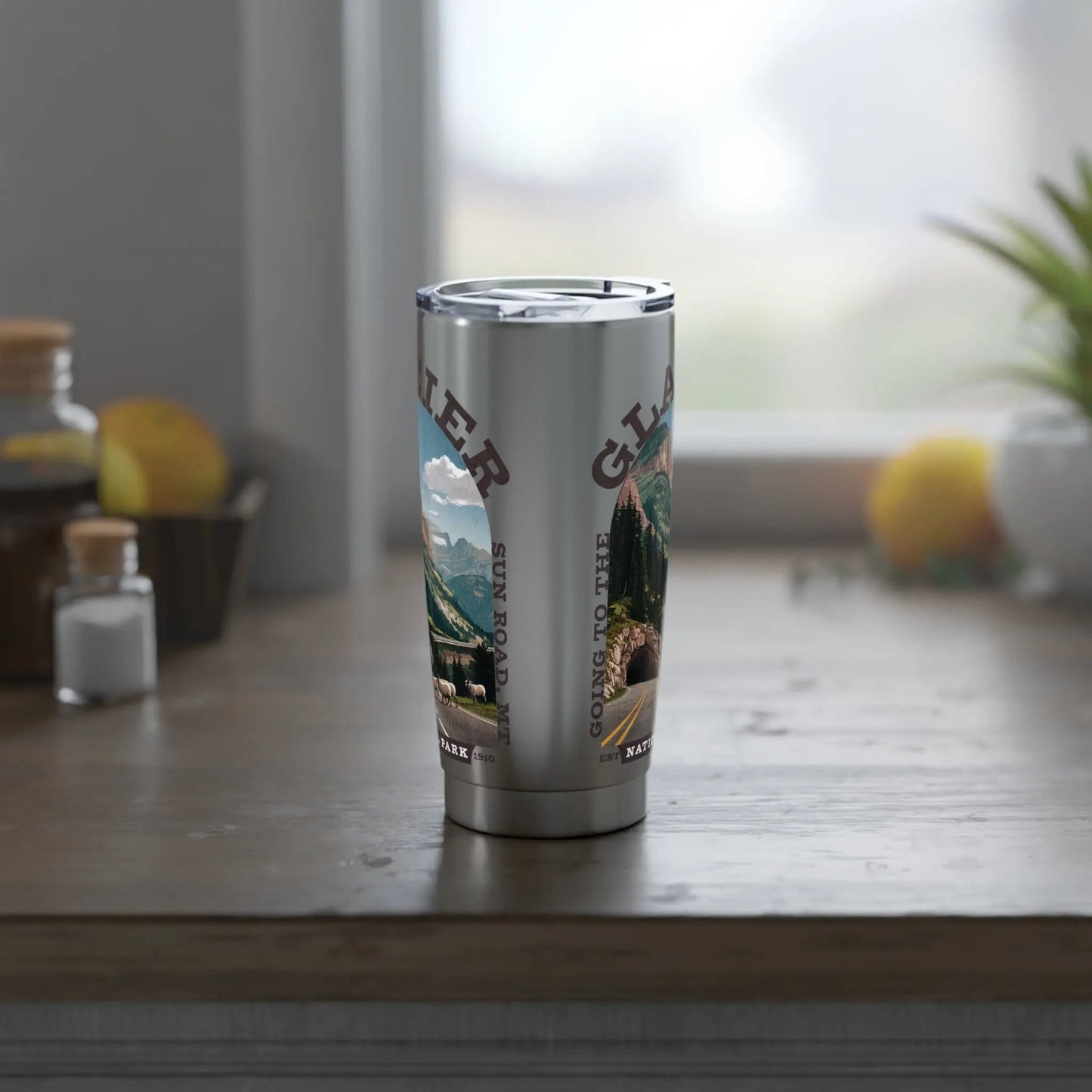 Glacier National Park Insulated 20oz Tumbler Going to the Sun Rd. - Parks ApparelMug