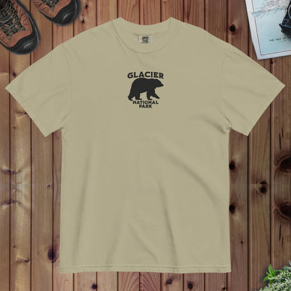 Glacier National Park Premium Embroidered T-shirt - Parks ApparelT-Shirt